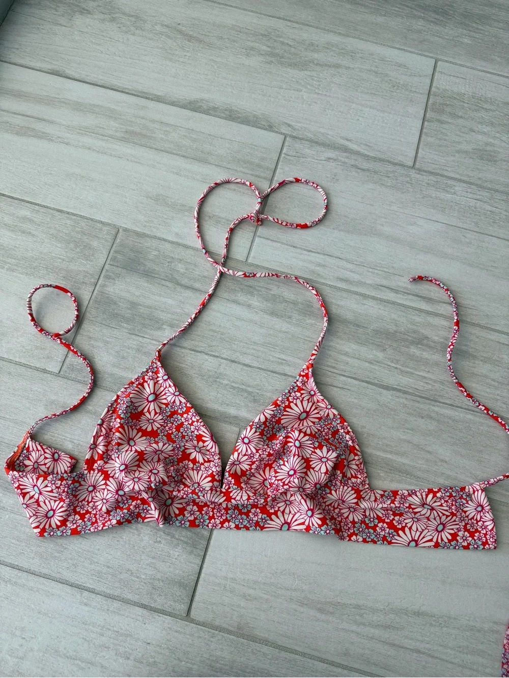 Forever 21 - 4 Pieces Set - Bikini, Shorts, Cover Up Dress - Size L